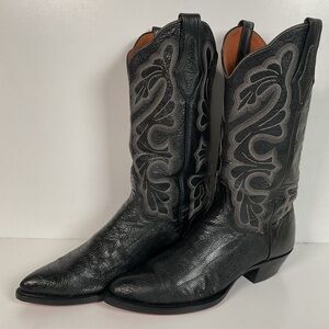 Customized El Dorado Exotic Ostrich Leg Cowboy Boots 10 D Thieves Market